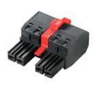WEIDMULLER - Connettore 7.62mm BVF 7.62HP/05/180MF3 SN BK BX.