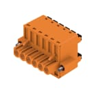 WEIDMULLER - Connettori per circuito stampato 320V 20.8A Passo 5.08mm 3.31mm² 6 poli PUSH IN attuatore Box BLDF 5.08/06/180F SN OR BX.