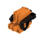 WEIDMULLER - Connettori per circuito stampato 320V 20.8A Passo 5.08mm 3.31mm² 2 poli PUSH IN con attuatore Box BLDF 5.08/02/180LR SN OR BX.