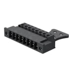 WEIDMULLER - Connettori per circuito stampato, 160V, 17.5A, Passo 3.81mm, 1.5mm², 5 poli, Collegamento a vite, SCZ 3.81/05/180FZE SN BK BX.