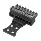 WEIDMULLER - Connettori per circuito stampato, 160V, 17.5A, Passo 3.81mm, 1.5mm², 12 poli, Collegamento a vite, Box BCZ 3.81/12/180ZE SN BK BX. 1072030000