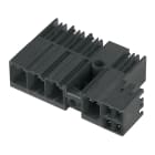 WEIDMULLER - Connettore ibrido 7.62 mm, 5 poli, Angolo di uscita 90° SV 7.62HP/05/90MSF4 SC/06R SN BK BX.