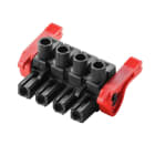 WEIDMULLER - Connettori per circuito stampato, 500V, 29A, Passo 7.62mm, 4mm², 2 poli, Collegamento a vite, BLZ 7.62HP/02/180LR SN BK BX.