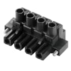WEIDMULLER - Connettori per circuito stampato, 500V, 29A, Passo 7.62mm, 4mm², 10 poli, Collegamento a vite, BLZ 7.62HP/10/180F SN OR BX.