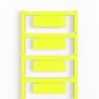 WEIDMULLER - Siglatura dispositivi, Larghezza: 45 mm, poliammide 66, giallo, Campo delle temperature di impiego: -40...100 °C CC 15/45 MC NE GE. 1111230000