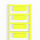 WEIDMULLER - Siglatura dispositivi, Larghezza: 45 mm, poliammide 66, giallo, Campo delle temperature di impiego: -40...100 °C CC 15/45 MC NE GE.