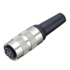 WEIDMULLER - Maschio femmina diritto connettore collegamento saldare SAIB-M16-4/9.