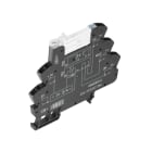 WEIDMULLER - Modulo a relè TRZ 24-230VUC 1CO, LED verde, Raddrizzatore, 1 Contatto di scambio (AgNi), 250 V AC, 6 A, Molla autobloccante, Tasto di prova disponibile. 1122970000
