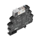 WEIDMULLER - Modulo a relè 24VUC ±10% LED verde Raddrizzatore 2 Contatto di scambio (AgNi) 250VAC 8A Molla autobloccante Tasto di prova disponibile TRZ 24VUC 2CO.