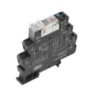 WEIDMULLER - Modulo relè 12VDC LED verde, Diodo a corsa libera, Protezione inversione polarità, 2 Contatto scambio AgNi, bagnato oro.