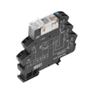 WEIDMULLER - Modulo a relè TRZ 24VDC 2CO AU, LED verde, Diodo a corsa libera, Protezione inversione polarità.