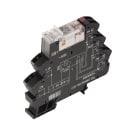 WEIDMULLER - Modulo a relè TRZ 230VAC con LED verde, raddrizzatore, elemento RC e 2 contatti di scambio (AgNi, bagnati in oro), 250VAC, 8A, molla autobloccante.