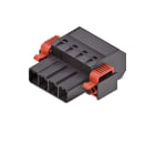 WEIDMULLER - Connettori per circuito stampato 800V 57A Passo 7.62mm 10mm² 2 poli PUSH IN senza attuatore Molla autobl SVF 7.62HP/02/180FI SN BK BX.