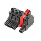 WEIDMULLER - Connettori per circuito stampato, 1000V, 78.3A, Passo 10.16mm, 16mm², 2 poli, Collegamento a vite, Box BUZ 10.16IT/02/180MF2 AG BK BX. 1156600000