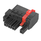 WEIDMULLER - Connettore 7.62mm BVF 7.62HP/03/180MF2 BCF/04R SN BK BX.