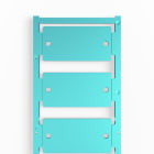 WEIDMULLER - Siglatura dispositivi, Larghezza 60mm, poliammide 66 blu, Campo temperature -40...100°C CC30/60 O4MM MC NE BL.