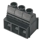 WEIDMULLER - Morsetto per circuito stampato, 1000 V, 76 A, Passo in mm: 10.16, 16 mm², Numero di poli: 5, Collegamento a vite, Collegamento a saldare THT, 90°, Box