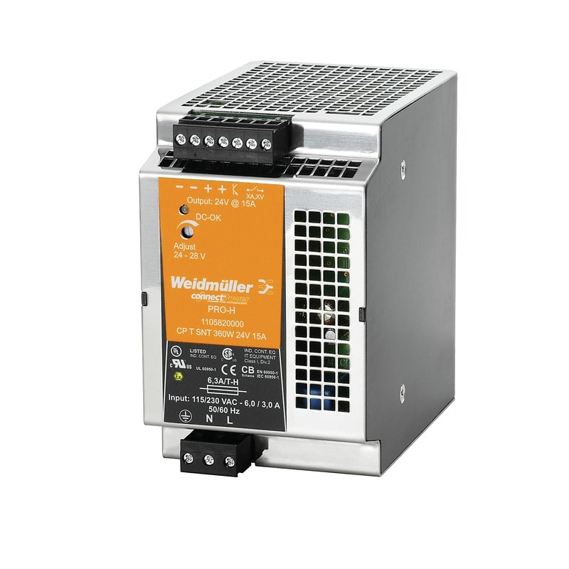WEIDMULLER - CP T SNT2 360 W 24 V 15 A