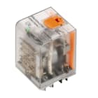 WEIDMULLER - Relè di potenza 24V AC LED rosso 1 Contatto NA con magnete di estinzione AgSnO 500V AC 16A Tasto di prova disponibile DRH173524LT