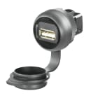 WEIDMULLER - Custodia portacomponenti su misura IP65, stato chiuso, connettore USB A e B: IE-FCM-USB-AB.