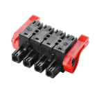 WEIDMULLER - Connettori per circuito stampato, 1000V, 29A, Passo 7.62mm, 2.5mm², 9 poli, PUSH IN con attuatore, BLF 7.62HP/09/180LR SN BK BX. 1227450000