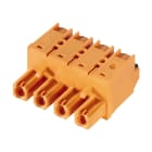WEIDMULLER - Connettori per circuito stampato, 1000V, 29A, Passo 7.62mm, 2.5mm², 10 poli, PUSH IN con attuatore, BLF 7.62HP/10/180 SN OR BX.