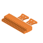 WEIDMULLER - Connettori per circuito stampato 160V 17.5A Passo 3.81mm 1.5mm² 15 poli PUSH IN attuatore Box BCF 3.81/15/180ZE SN OR BX.
