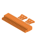 WEIDMULLER - Connettori per circuito stampato 160V 17.5A Passo 3.81mm 1.5mm² 18 poli PUSH IN attuatore Box BCF 3.81/18/180ZE SN OR BX.