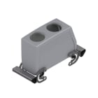 WEIDMULLER - Custodia con entrata cavo dall'alto, connettore e gancio trasversale in alto - HDC 64D TOBO 2M32G CS.