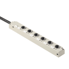 WEIDMULLER - Ripartitore passivo sensore-attuatore (con cavo), Modulo completo, Versione con cavo fisso, SAI-6-F 4P M12 L 10M.