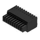 WEIDMULLER - Connettori per circuito stampato 160V 13.4A Passo 3.50mm 1.5mm² 20 poli PUSH IN attuatore Box B2CF 3.50/20/180 SN BK BX.