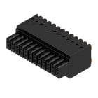 WEIDMULLER - Connettori per circuito stampato 160V 13.4A Passo 3.50mm 1.5mm² 24 poli PUSH IN attuatore Box B2CF 3.50/24/180 SN BK BX.