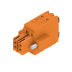 WEIDMULLER - Connettori per circuito stampato 160V 13.4A Passo 3.50mm 1.5mm² 4 poli PUSH IN attuatore Box B2CF 3.50/04/180F SN OR BX.