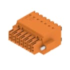 WEIDMULLER - Connettori per circuito stampato 160V 13.4A Passo 3.50mm 1.5mm² 14 poli PUSH IN attuatore Box B2CF 3.50/14/180F SN OR BX.