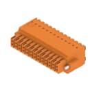 WEIDMULLER - Connettori per circuito stampato 160V 13.4A Passo 3.50mm 1.5mm² 26 poli PUSH IN attuatore Box B2CF 3.50/26/180F SN OR BX.