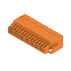 WEIDMULLER - Connettori per circuito stampato 160V 13.4A Passo 3.50mm 1.5mm² 30 poli PUSH IN attuatore Box B2CF 3.50/30/180F SN OR BX. 1277820000