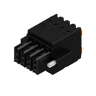 WEIDMULLER - Connettori per circuito stampato 160V 13.4A Passo 3.50mm 1.5mm² 8 poli PUSH IN attuatore Box B2CF 3.50/08/180F SN BK BX.