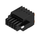WEIDMULLER - Connettori per circuito stampato 160V 13.4A Passo 3.50mm 1.5mm² 10 poli PUSH IN attuatore Box B2CF 3.50/10/180F SN BK BX