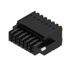 WEIDMULLER - Connettori per circuito stampato 160V 13.4A Passo 3.50mm 1.5mm² 14 poli PUSH IN attuatore Box B2CF 3.50/14/180F SN BK BX.