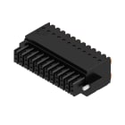 WEIDMULLER - Connettori per circuito stampato 160V 13.4A Passo 3.50mm 1.5mm² 24 poli PUSH IN attuatore Box B2CF 3.50/24/180F SN BK BX. 1277970000