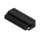 WEIDMULLER - Connettori per circuito stampato 160V 13.4A Passo 3.50mm 1.5mm² 30 poli PUSH IN attuatore Box B2CF 3.50/30/180F SN BK BX.