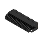 WEIDMULLER - Connettori per circuito stampato 160V 13.4A Passo 3.50mm 1.5mm² 36 poli PUSH IN attuatore Box B2CF 3.50/36/180F SN BK BX.