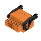 WEIDMULLER - Connettori per circuito stampato 160V 13.4A Passo 3.50mm 1.5mm² 12 poli PUSH IN attuatore Box B2CF 3.50/12/180LR SN OR BX.
