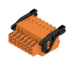WEIDMULLER - Connettori per circuito stampato 160V 13.4A Passo 3.50mm 1.5mm² 14 poli PUSH IN attuatore Box B2CF 3.50/14/180LR SN OR BX.