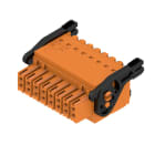 WEIDMULLER - Connettori per circuito stampato 160V 13.4A Passo 3.50mm 1.5mm² 16 poli PUSH IN attuatore Box B2CF 3.50/16/180LR SN OR BX.
