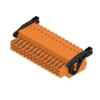 WEIDMULLER - Connettori per circuito stampato 160V 13.4A Passo 3.50mm 1.5mm² 28 poli PUSH IN attuatore Box B2CF 3.50/28/180LR SN OR BX.