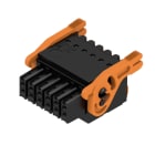 WEIDMULLER - Connettori per circuito stampato 160V 13.4A Passo 3.50mm 1.5mm² 12 poli PUSH IN attuatore Box B2CF 3.50/12/180LR SN BK BX.