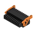 WEIDMULLER - Connettori per circuito stampato 160V 13.4A Passo 3.50mm 1.5mm² 22 poli PUSH IN attuatore Box B2CF 3.50/22/180LR SN BK BX.