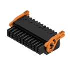 WEIDMULLER - Connettori per circuito stampato 160V 13.4A Passo 3.50mm 1.5mm² 24 poli PUSH IN attuatore Box B2CF 3.50/24/180LR SN BK BX