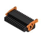 WEIDMULLER - Connettori per circuito stampato 160V 13.4A Passo 3.50mm 1.5mm² 26 poli PUSH IN attuatore Box B2CF 3.50/26/180LR SN BK BX.